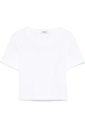 Sandro T-shirt à coupe crop