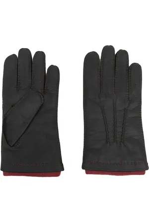 N.PEAL Gants Westminster en cuir