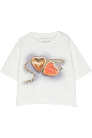 Stella McCartney T-shirt en coton à imprimé graphique