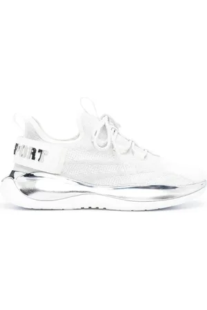 Philipp Plein Baskets métallisées à lacets