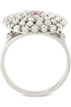 Officina Bernardi Bague Mimosa en or blanc 18ct