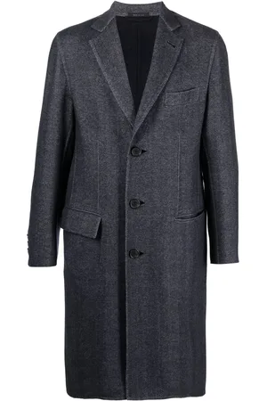 BRIONI Manteau en laine à simple boutonnage