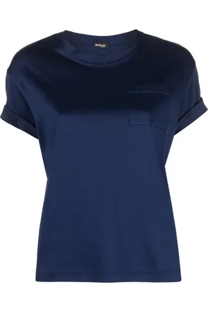 Kiton T-shirt en coton à poche plaquée