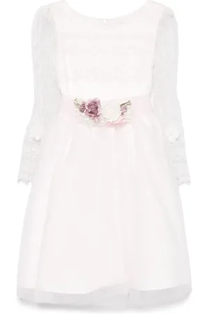 MONNALISA Robe à fleurs brodées