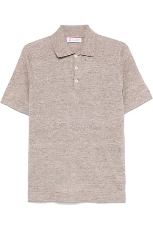 Brunello Cucinelli Polo en maille fine