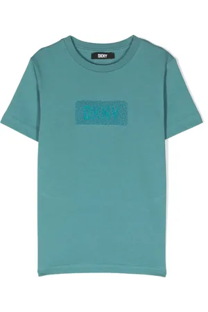 DKNY T-shirt en coton biologique à patch logo