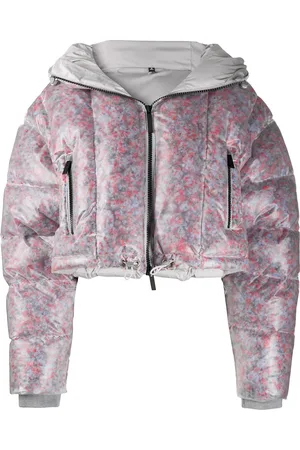 Alexander McQueen Doudoune à coupe crop