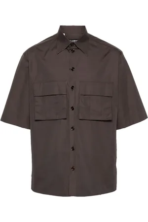Dolce & Gabbana Chemise cargo à logo brodé