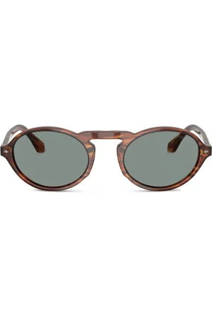 Giorgio Armani Lunettes de soleil à logo imprimé