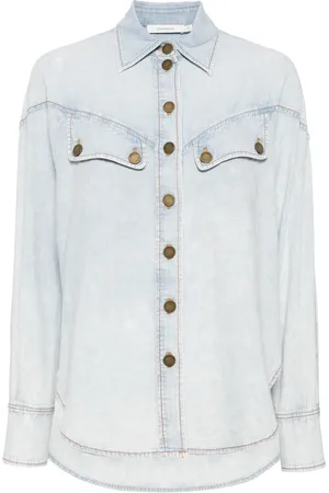 ZIMMERMANN Chemise en jean à effet d