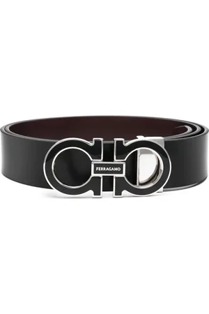 Salvatore Ferragamo Ceinture en cuir à boucle logo