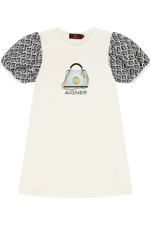 Aigner Robe à imprimé graphique