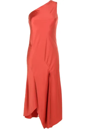 Lethicia Bronstein Robe asymétrique à effet satiné