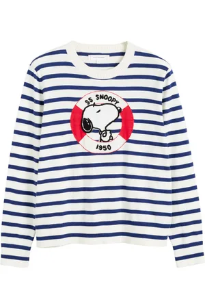 Chinti & Parker X Peanuts pull à broderies Snoopy