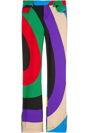 Puccini Pantalon à imprimé Iride