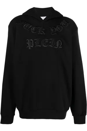 Philipp Plein Hoodie à logo brodé Gothic Plein