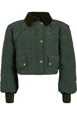 Patou Veste bomber crop à design matelassé
