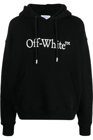 OFF-WHITE Hoodie Big Bookish Skate en coton