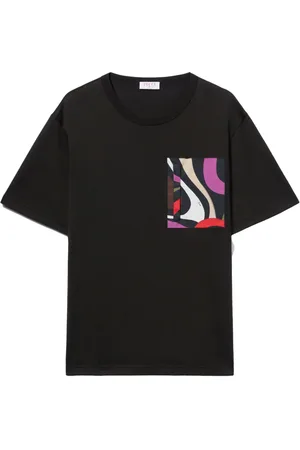 Puccini T-shirt superposé à imprimé Marmo