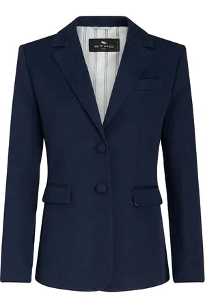 Etro Blazer boutonné à col cranté