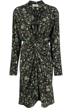 Zadig & Voltaire Robe mi-longue Rozo à fleurs