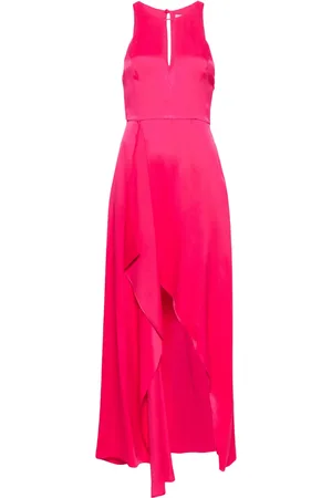 Twin-Set Robe en satin à design asymétrique