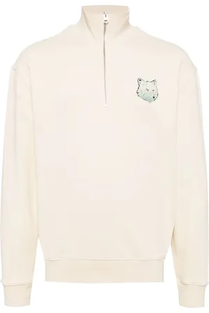 Maison Kitsuné Sweat en coton à motif renard