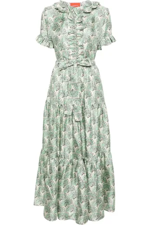 La DoubleJ Robe longue à fleurs