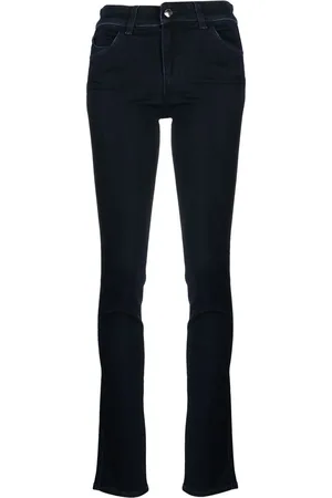 Emporio Armani Pantalon slim à taille haute