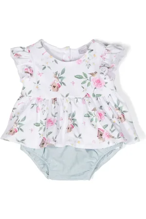 MONNALISA Ensemble chemise-pantalon à fleurs