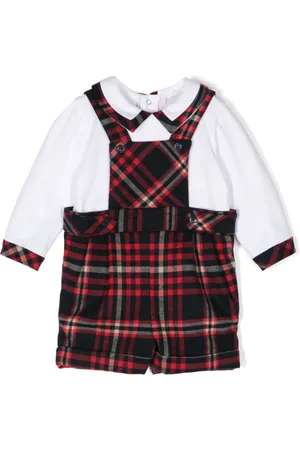 PATACHOU Barboteuse à motif tartan