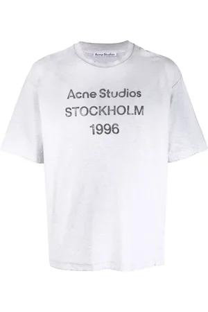 Acne Studios T-shirt en coton à logo imprimé