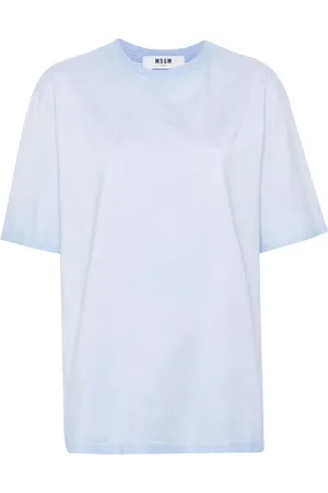 Msgm T-shirt en coton à logo brodé
