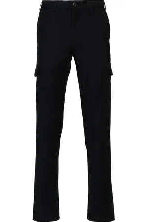 CANALI Pantalon en laine à poches cargo