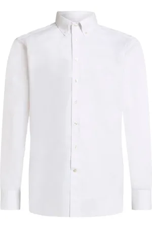 Etro Chemise boutonnée à logo brodé