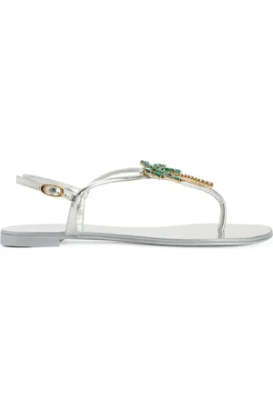 Giuseppe Zanotti Sandales Venice Beach à semelle plate