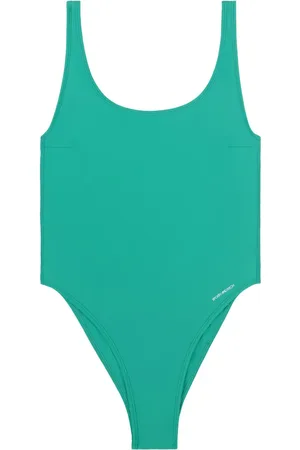 Sporty & Rich Maillot de bain Carla à logo imprimé