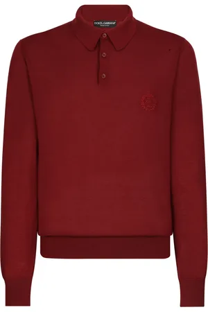 Dolce & Gabbana Polo en cachemire à logo brodé