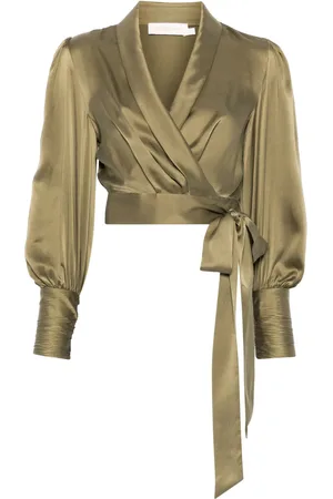 ZIMMERMANN Blouse cache-cœur en soie