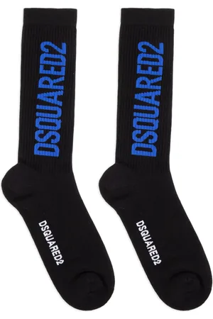Dsquared2 Chaussettes en coton stretch à logo