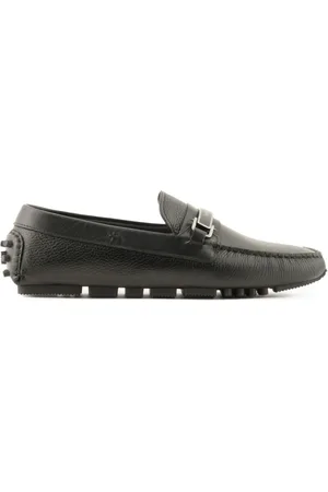 Emporio Armani Mocassins à plaque logo