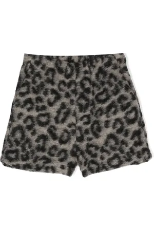 DOUUOD KIDS Short à imprimé léopard
