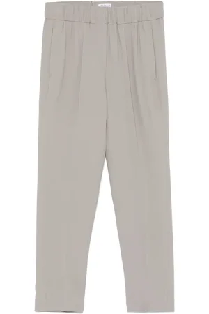 Brunello Cucinelli Pantalon en crêpe