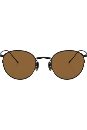 Oliver Peoples Lunettes de soleil G. Ponti-4 à monture ronde
