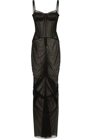 Dolce & Gabbana Robe-bustier en coton