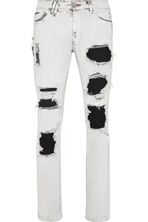 Philipp Plein Jean skinny à effet délavé