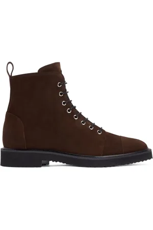Giuseppe Zanotti Bottines en daim à lacets