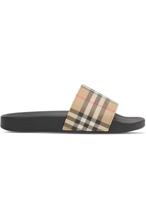 Burberry Claquettes à motif Vintage Check