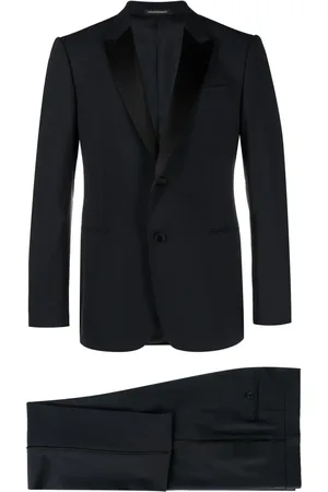 Emporio Armani Costume à bords en satin
