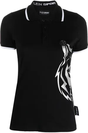 Philipp Plein Polo en coton à logo imprimé